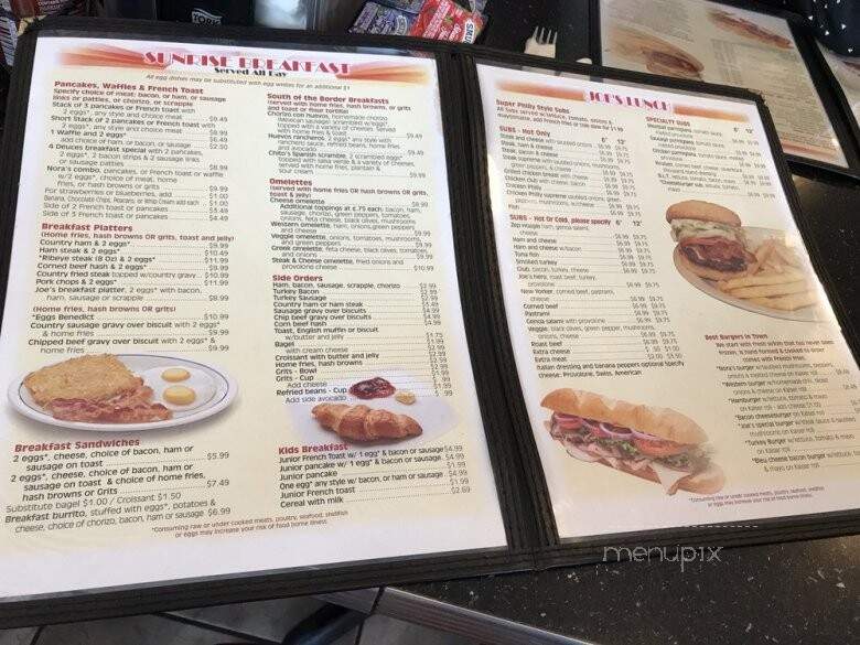 Joes Cafe - Sterling, VA menu_pic