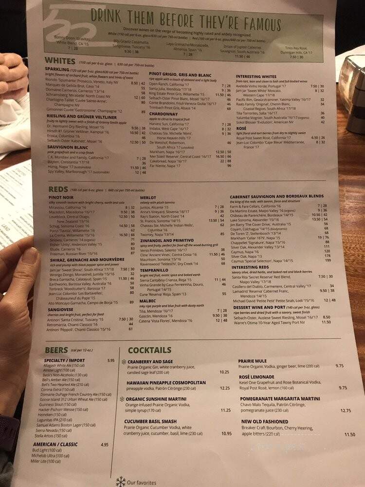 Seasons 52 - Schaumburg, IL menu_pic