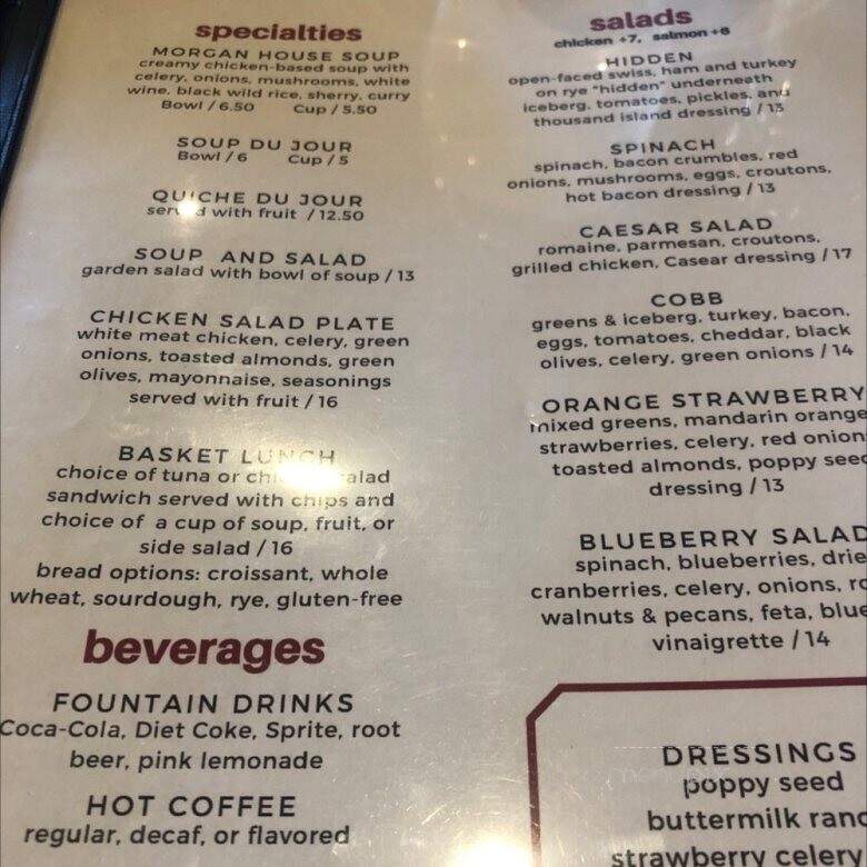 Morgan House - Dublin, OH menu_pic