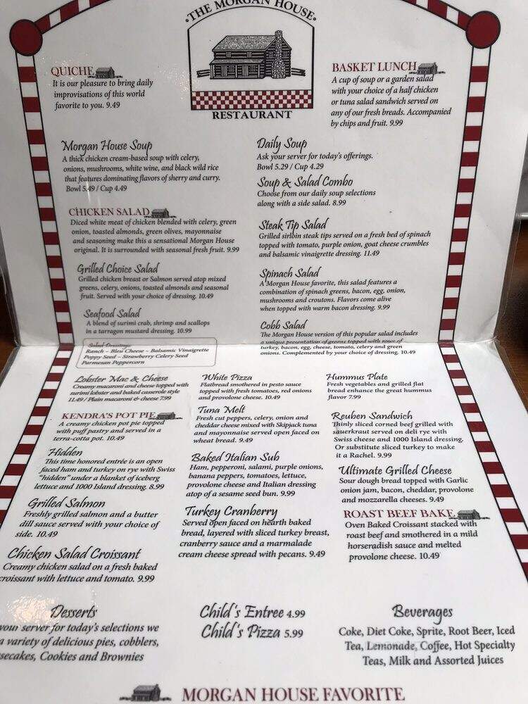 Morgan House - Dublin, OH menu_pic