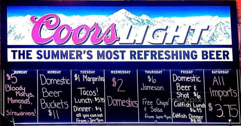 Klondike Pub - West Lafayette, IN menu_pic