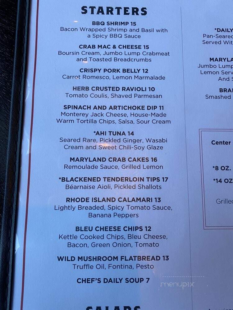 Shula's 347 Grill - Lake Mary, FL menu_pic