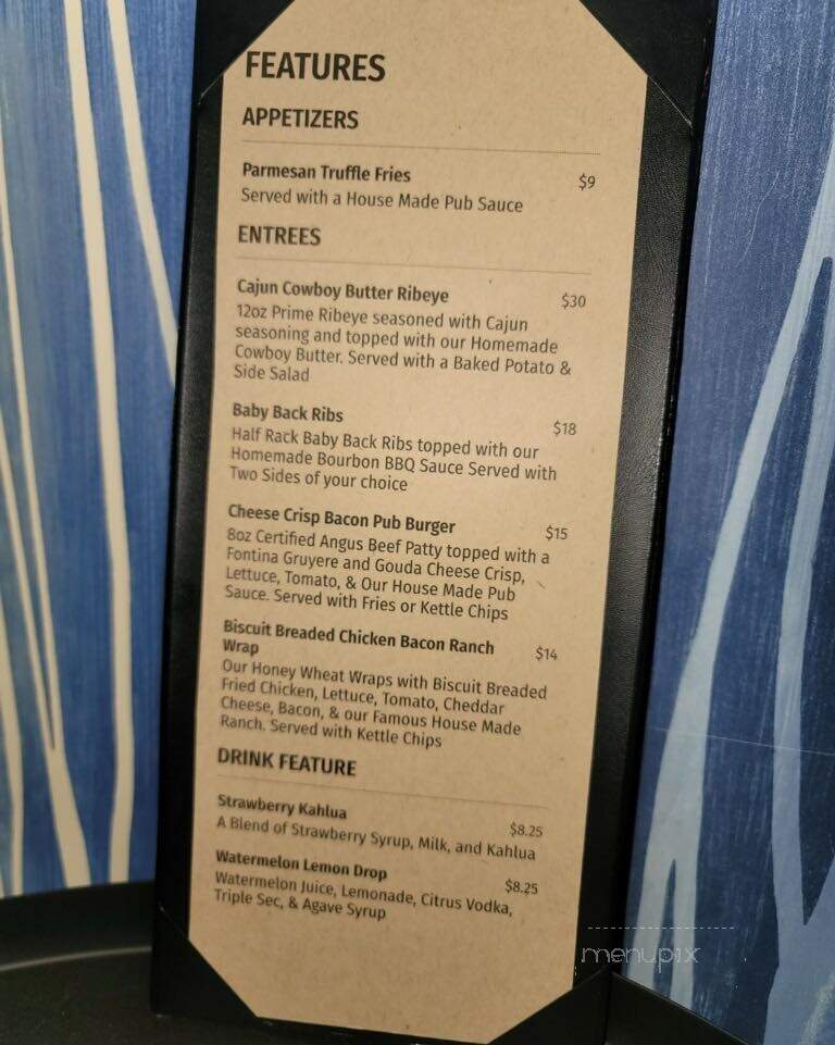 Brickhouse Grill - Huntington, IN menu_pic