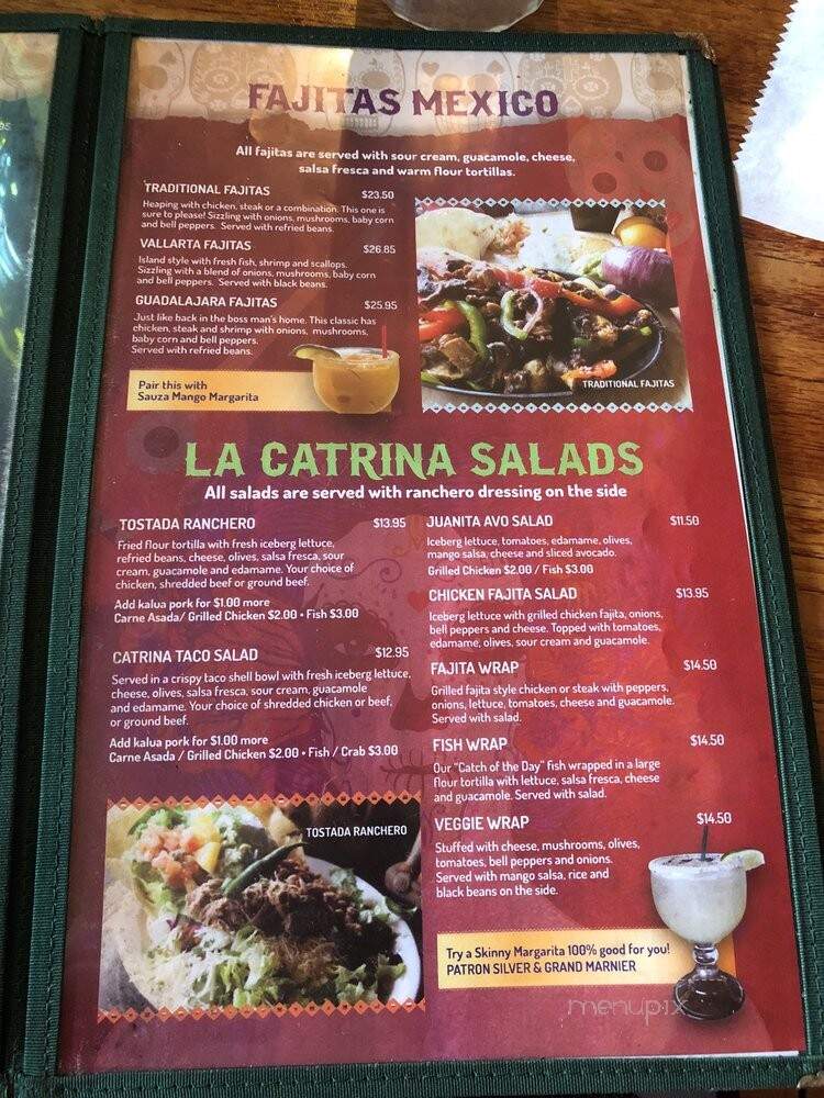 Mexico Lindo - Kailua, HI menu_pic