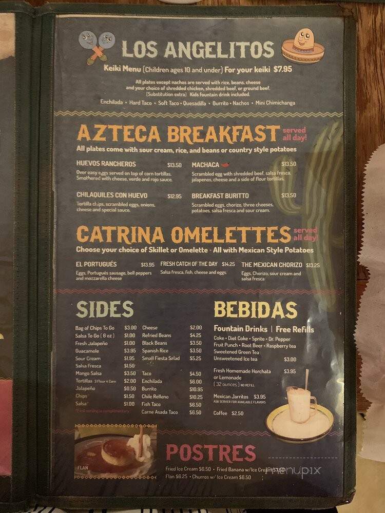 Mexico Lindo - Kailua, HI menu_pic