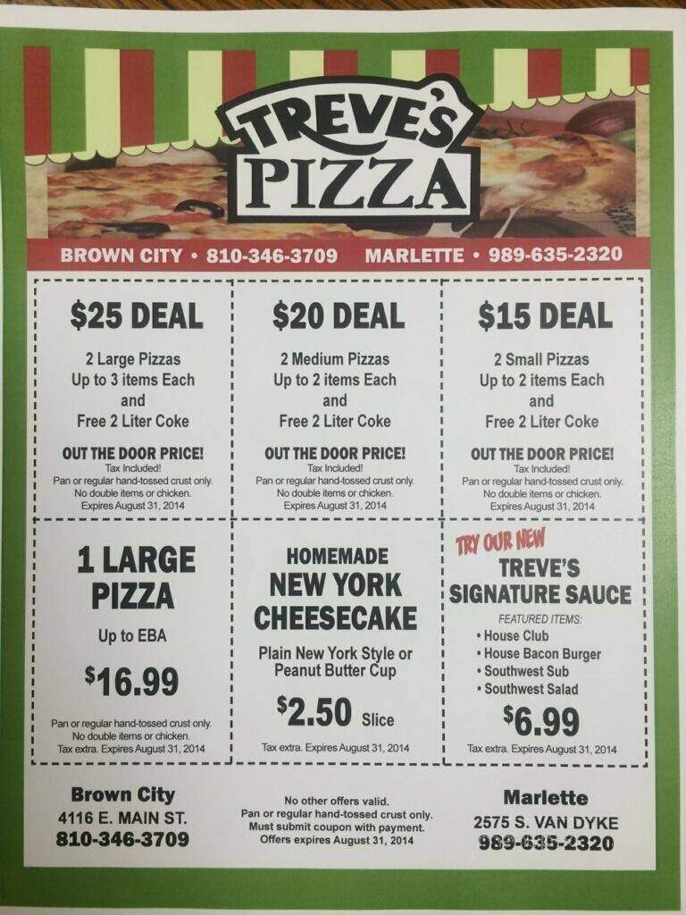 Treve Pizza - Brown City, MI
