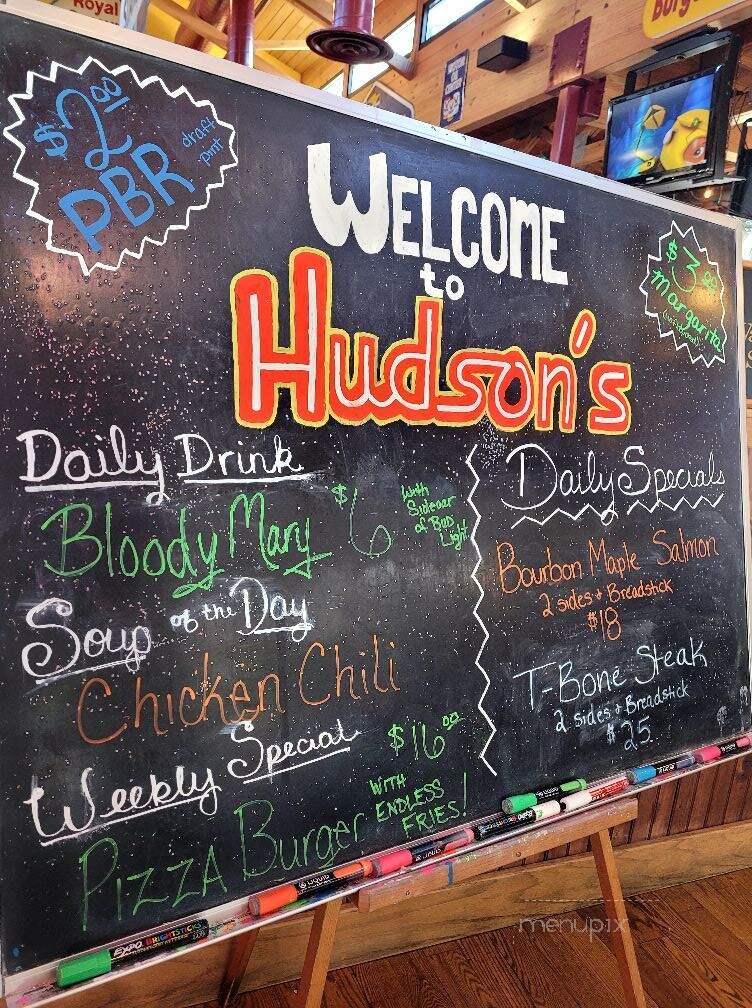 Hudson's Classic Grill - Marquette, MI menu_pic