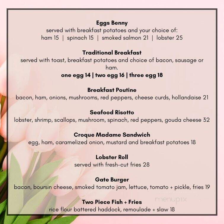 St James Gate - Moncton, NB menu_pic