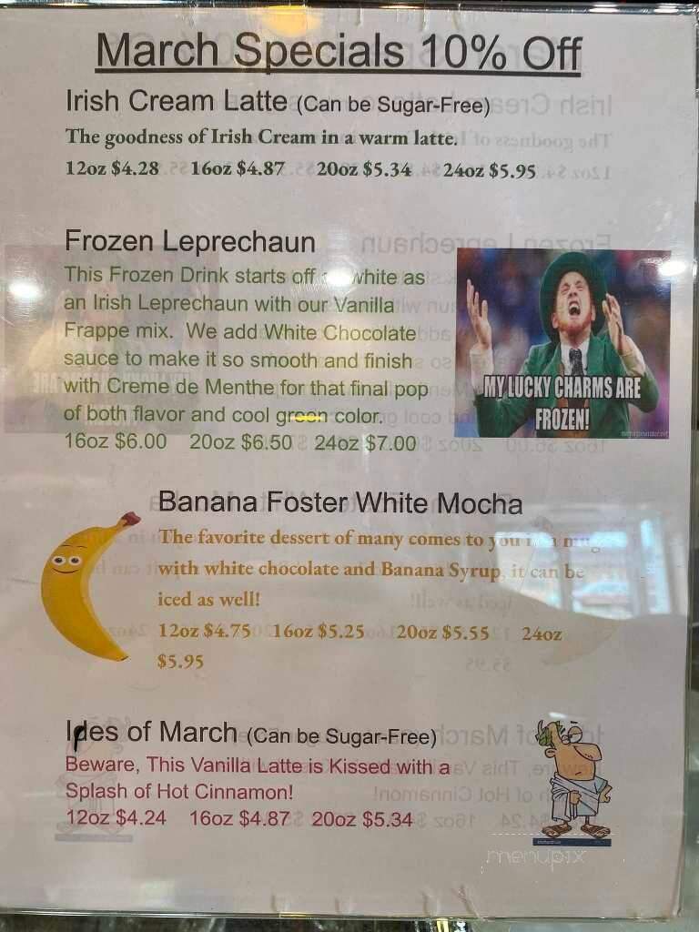 Higher Grounds Coffee - Freeport, IL menu_pic