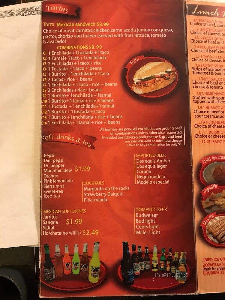 Taqueria Arandas - Kansas City, KS menu_pic