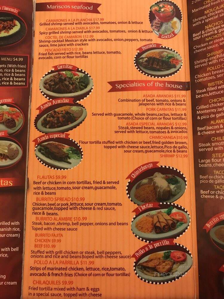 Taqueria Arandas - Kansas City, KS menu_pic
