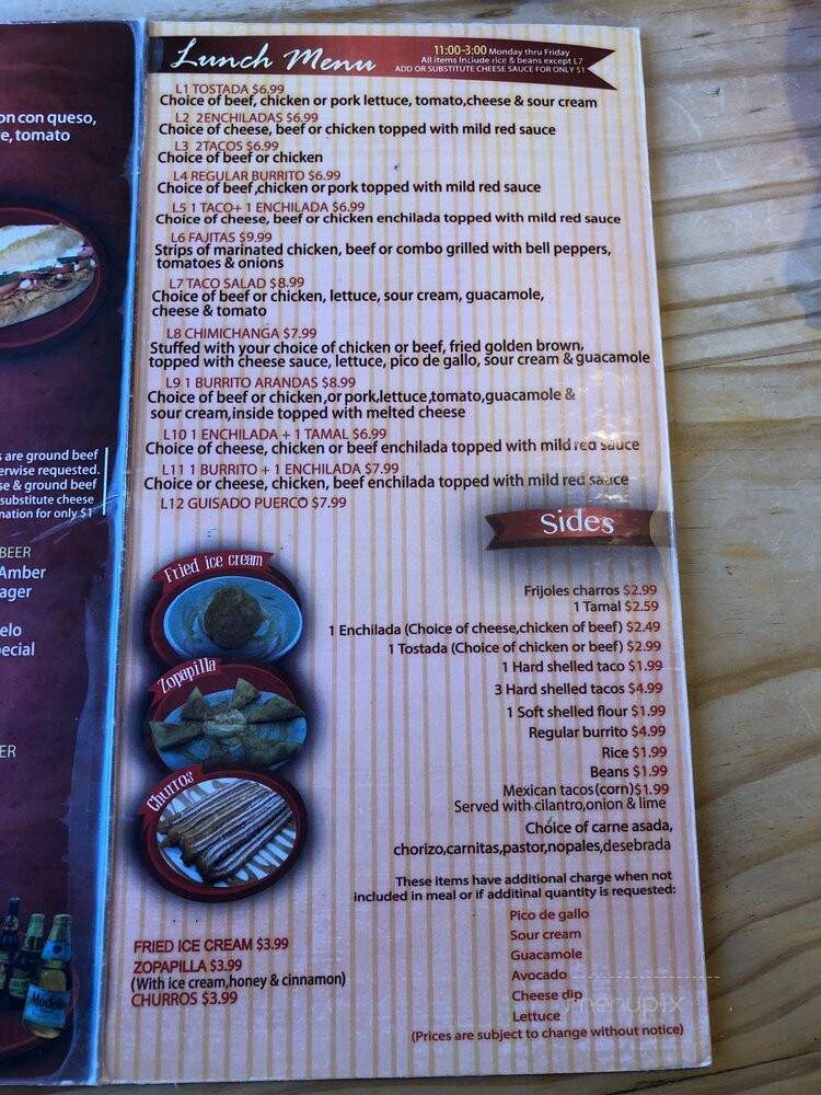 Taqueria Arandas - Kansas City, KS menu_pic