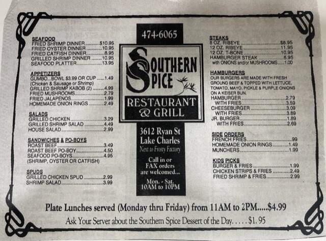 Southern Spice Restaurant - Lake Charles, LA