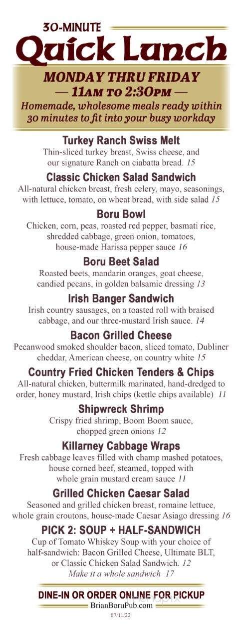 Brian Boru Restaurant & Pub - Severna Park, MD