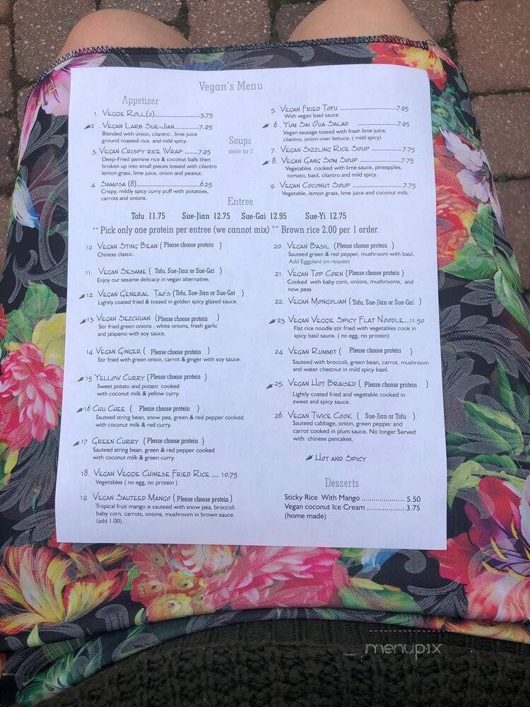 Thai House - Roswell, GA menu_pic