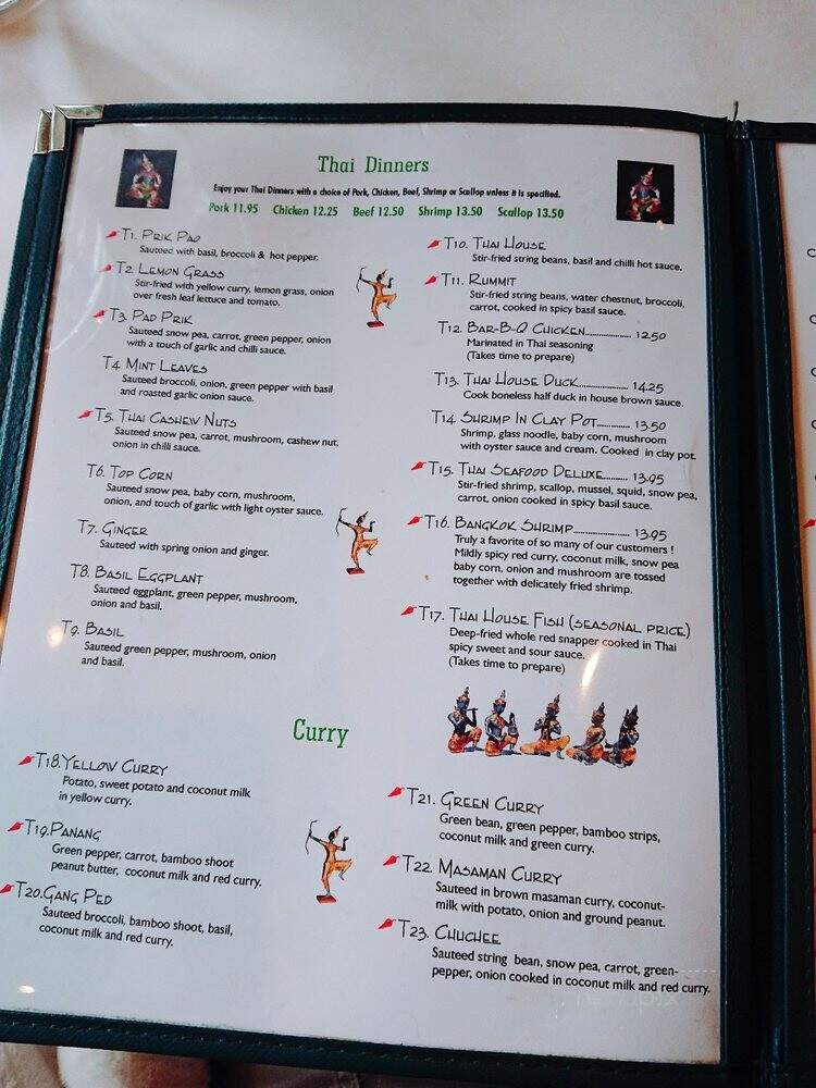 Thai House - Roswell, GA menu_pic