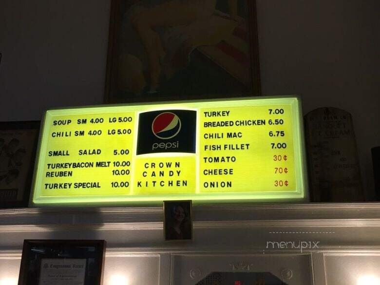 Crown Candy Kitchen - Saint Louis, MO menu_pic