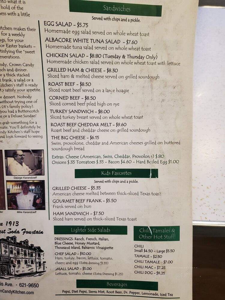 Crown Candy Kitchen - Saint Louis, MO menu_pic