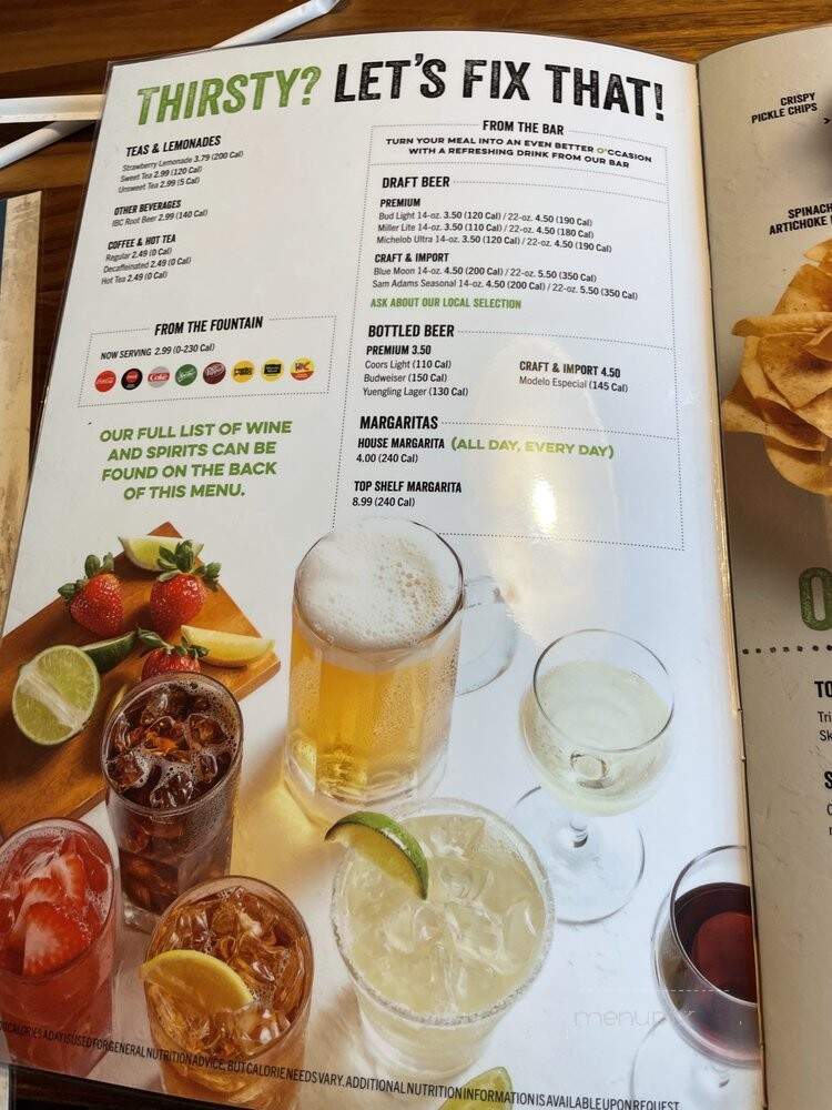 O'Charley's - Hickory, NC menu_pic