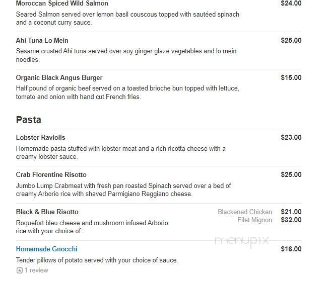Bistro Bistro - Kingston, PA menu_pic