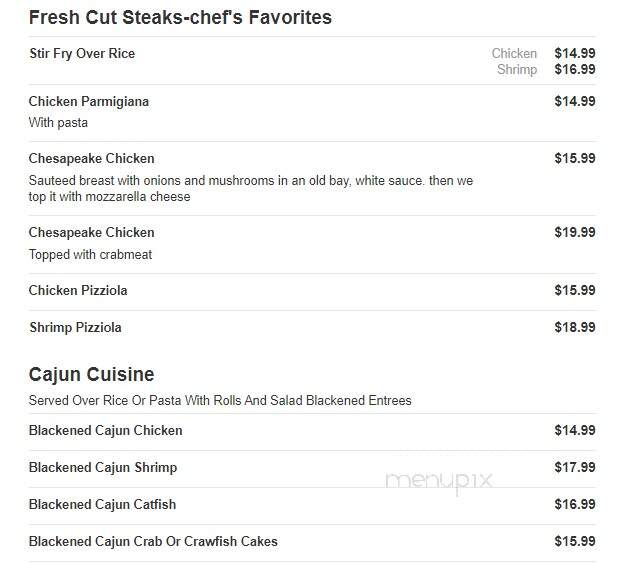 Reichart's Mardi Gras - Danville, PA menu_pic