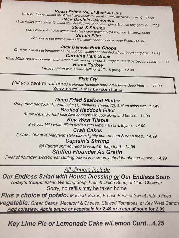 Slick's Ivy Stone Restaurant - Osterburg, PA menu_pic