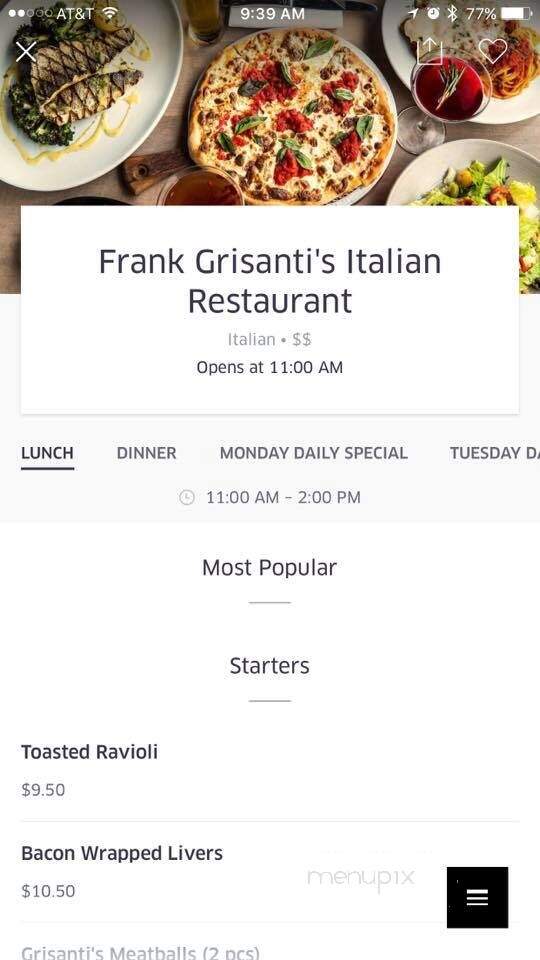 Frank Grisanti's Restaurant - Memphis, TN