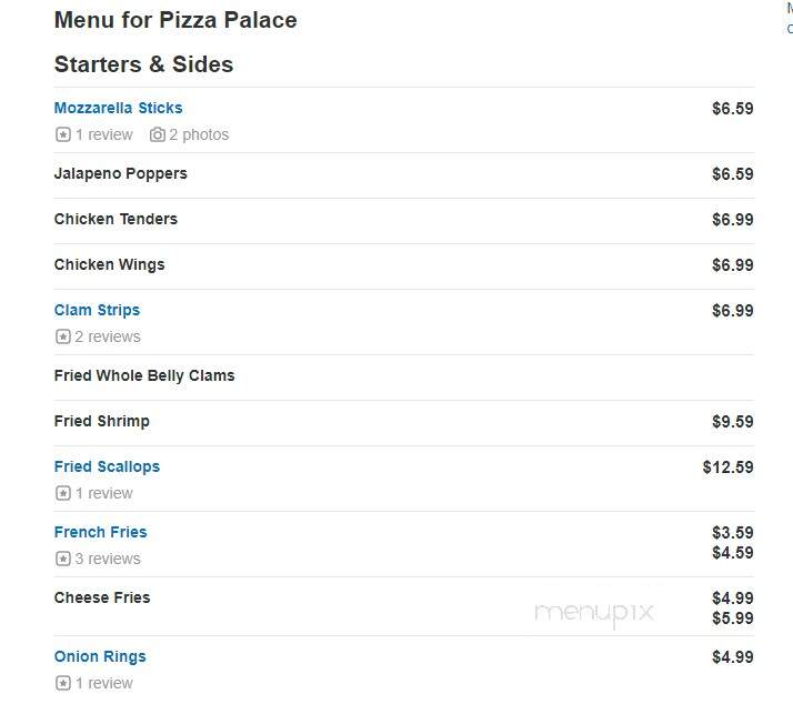 Pizza Palace - Groton, CT