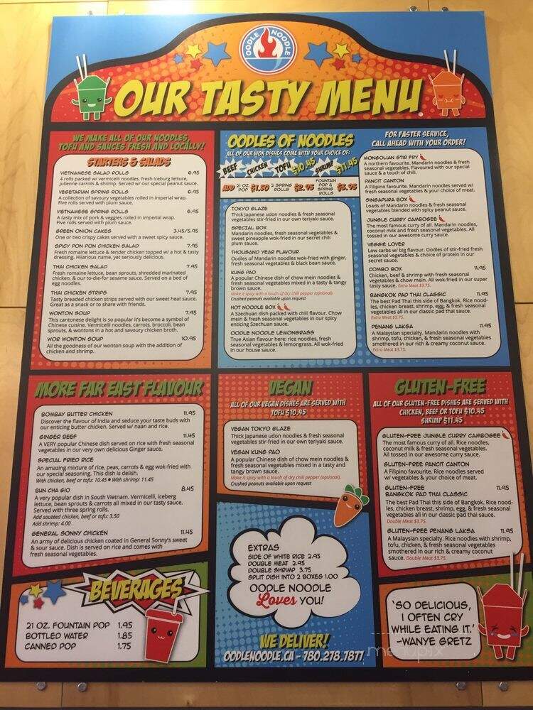 Oodle Noodle - Leduc, AB menu_pic