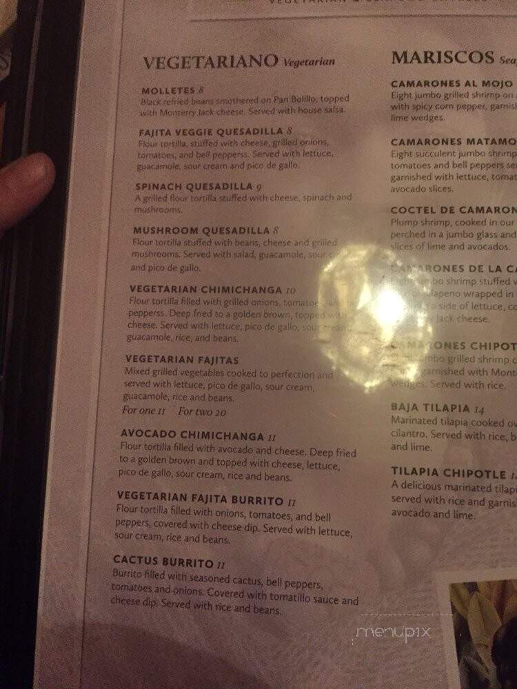 Frida's Restaurante Mexicano - Collierville, TN menu_pic