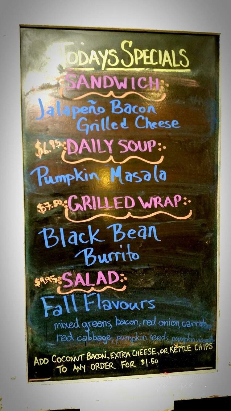 The Cackling Goose Market - Sackville, NB menu_pic