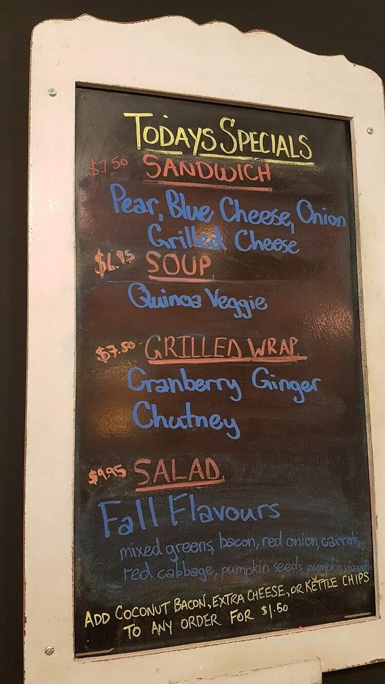 The Cackling Goose Market - Sackville, NB menu_pic
