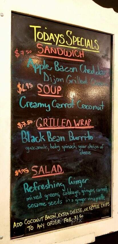 The Cackling Goose Market - Sackville, NB menu_pic