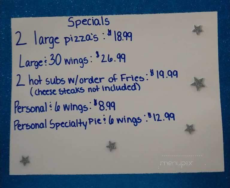 Corner Pocket Pizza - Mocanaqua, PA menu_pic