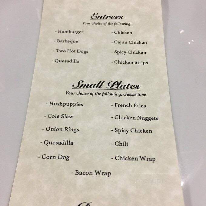 Cook Out - Gaffney, SC menu_pic