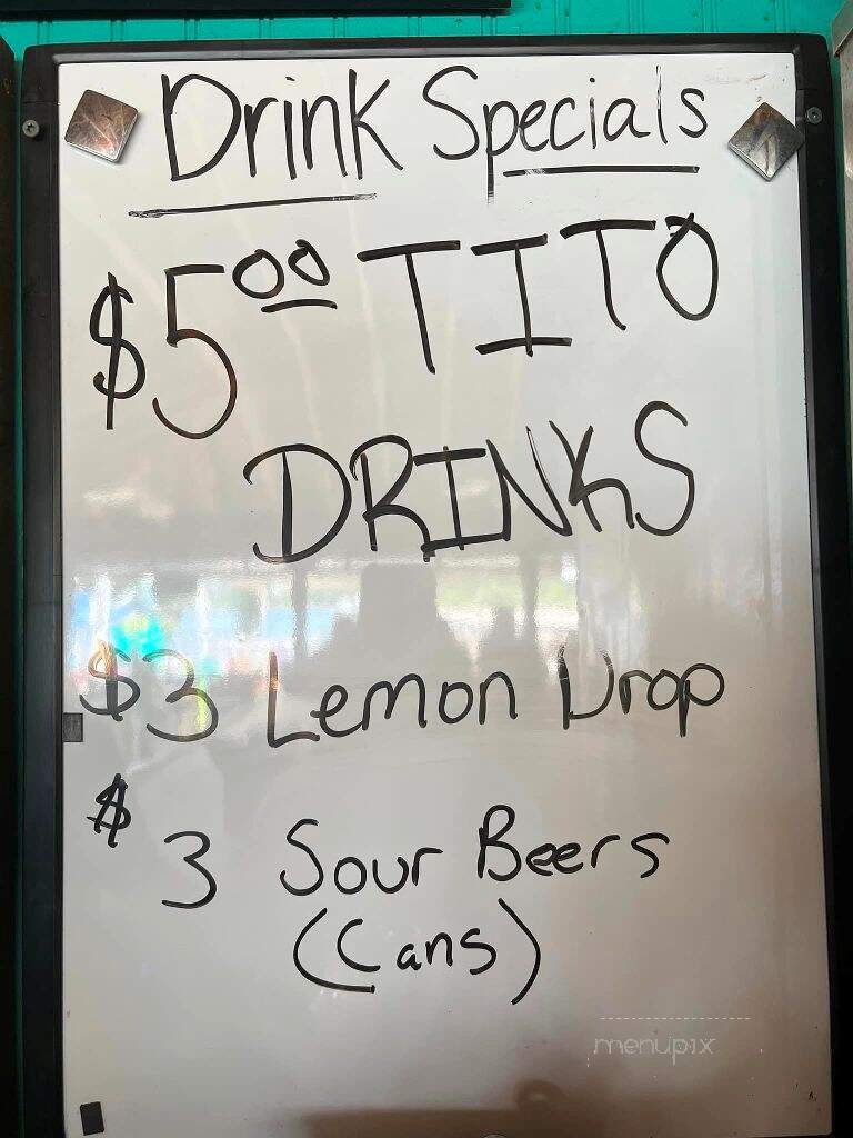 Sand Bar & Grille - Hiawassee, GA menu_pic
