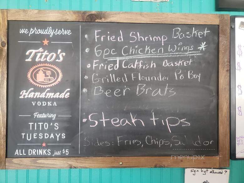 Sand Bar & Grille - Hiawassee, GA menu_pic