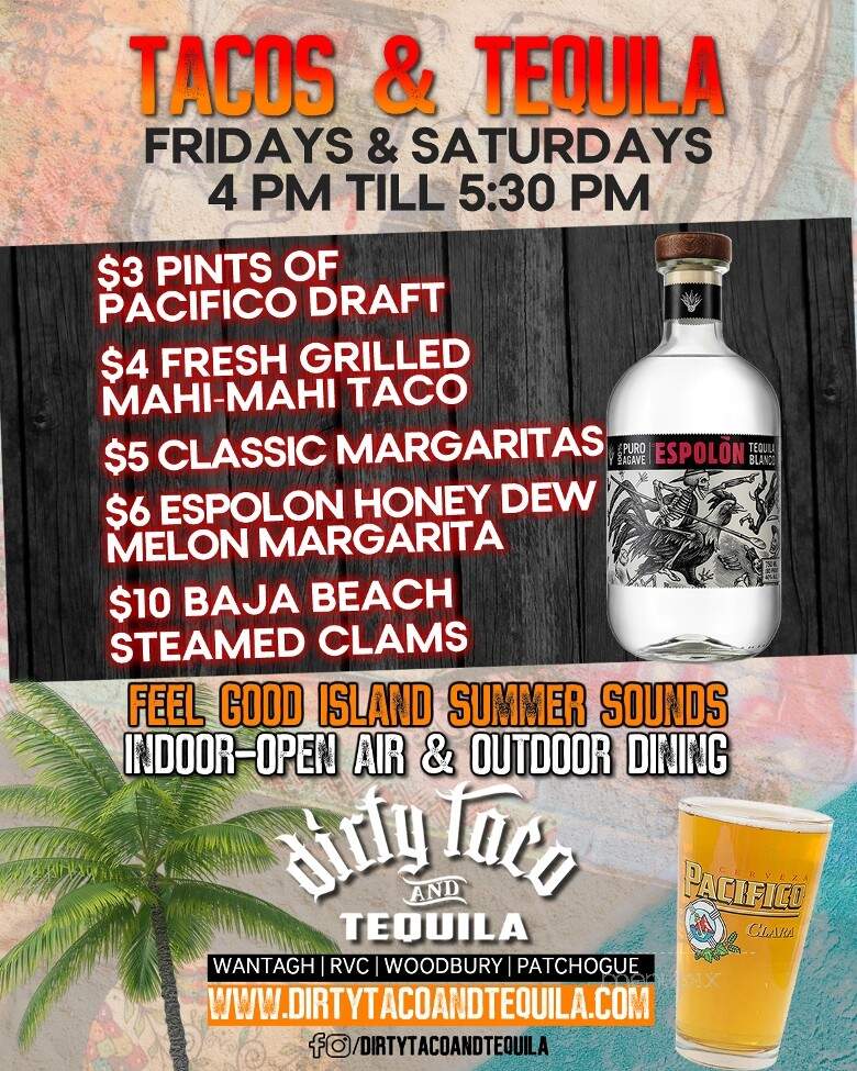Dirty Taco + Tequila - Rockville Centre, NY menu_pic