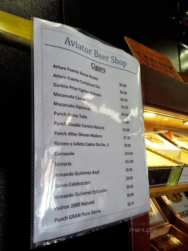 Aviator Pizzeria & Beer Shop - Fuquay-Varina, NC menu_pic
