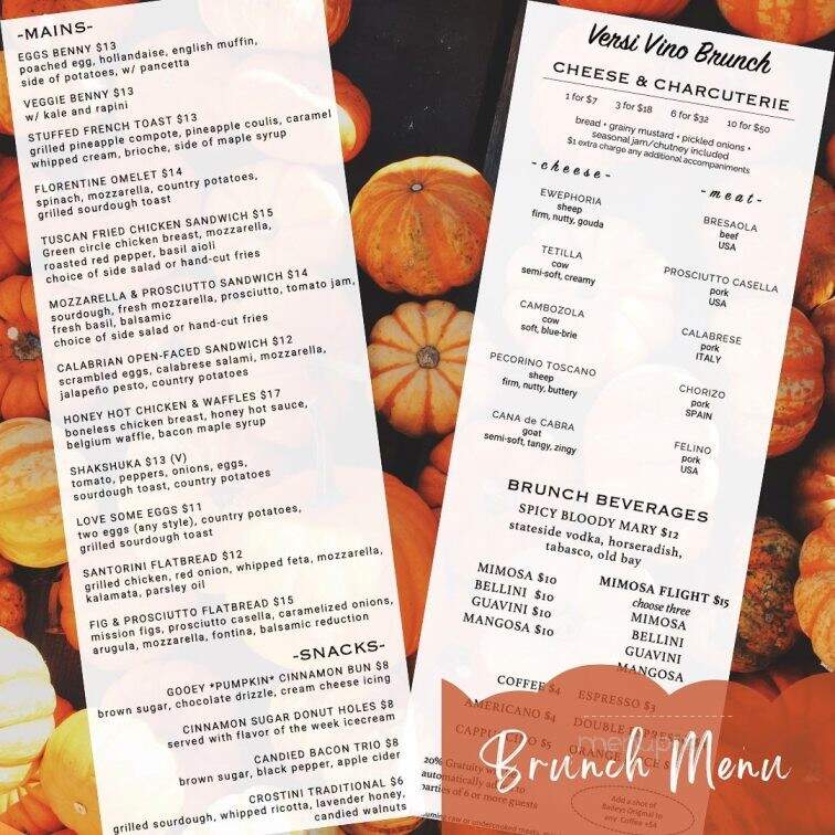 Versi Vino - Maple Shade, NJ menu_pic