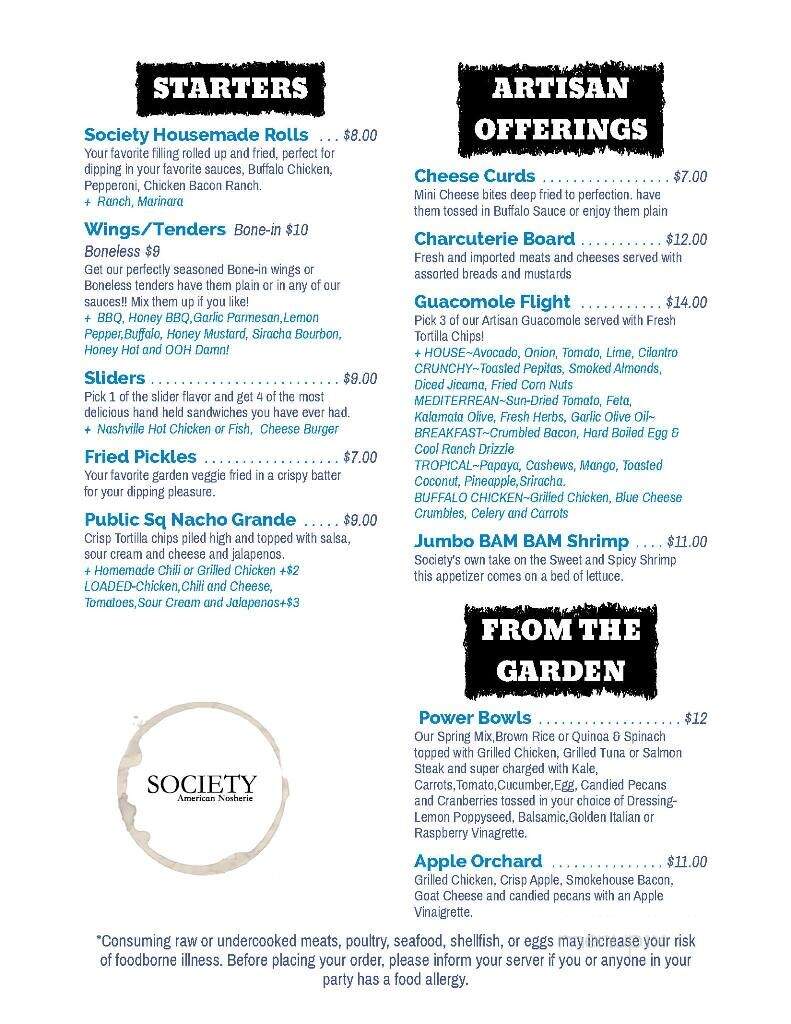 Society American Nosherie - Lawrenceburg, TN menu_pic