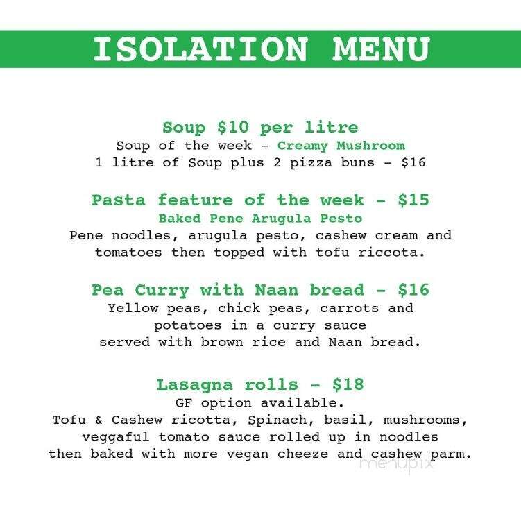 Roughage Eatery - Winnipeg, MB menu_pic