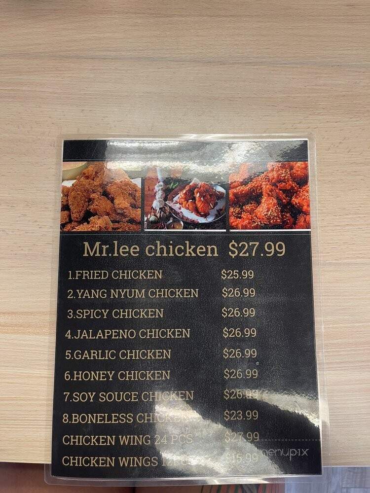 Mr Lee Chicken - Concord, CA menu_pic