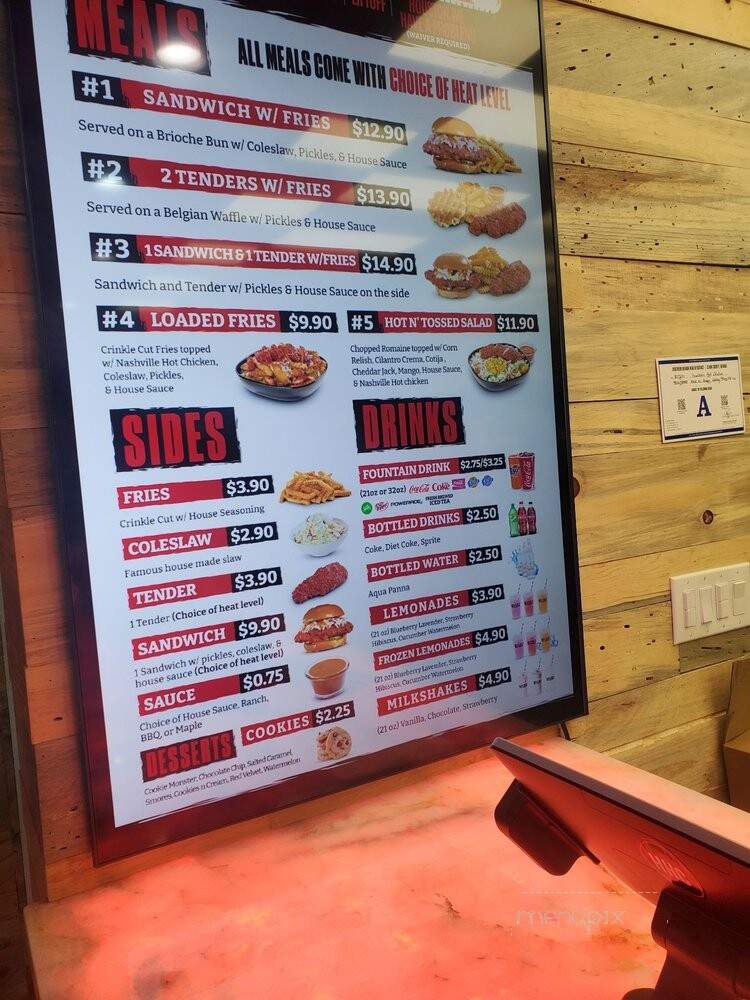Houston's Hot Chicken - Henderson, NV menu_pic