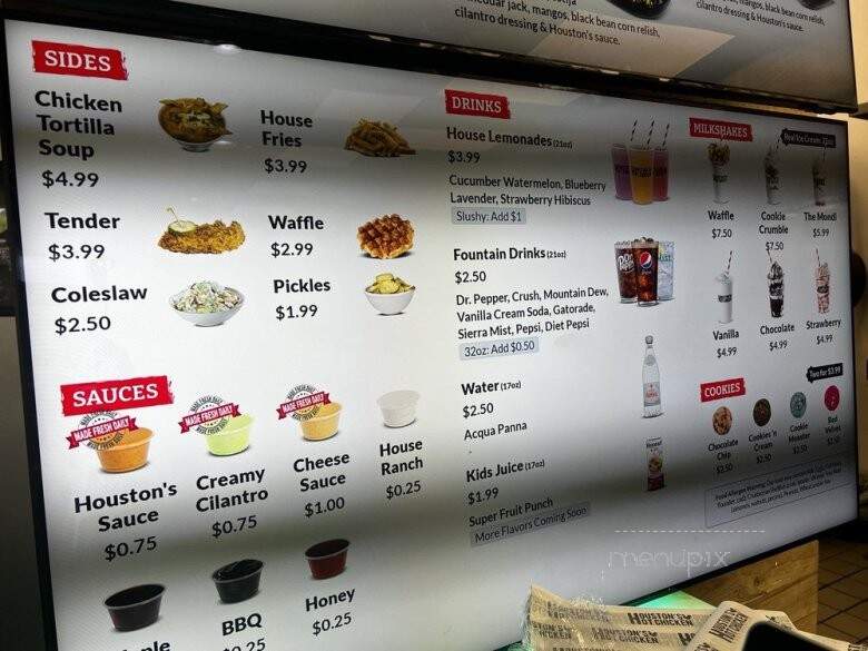 Houston's Hot Chicken - Henderson, NV menu_pic