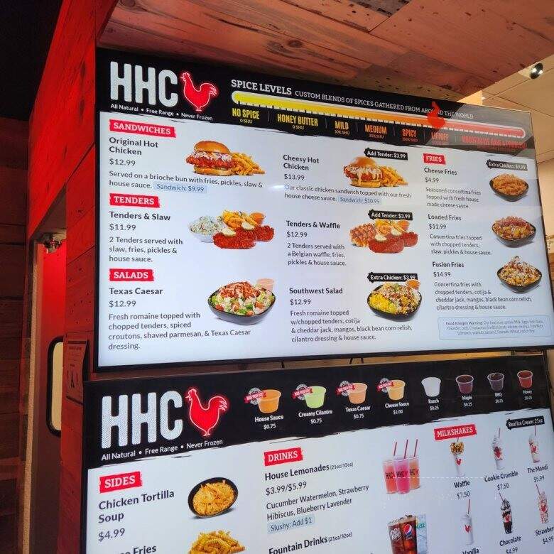 Houston's Hot Chicken - Henderson, NV menu_pic