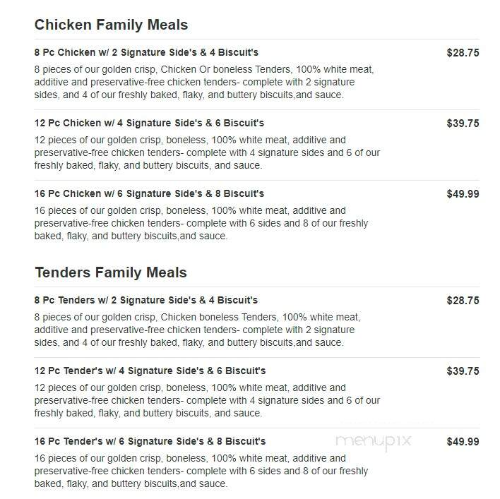 Texas Chicken & Burgers - Levittown, PA menu_pic