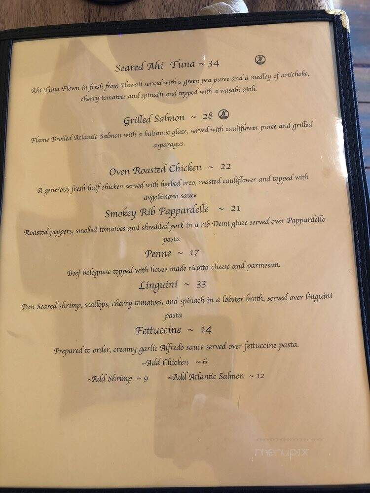 Balcony One - Virgin, UT menu_pic