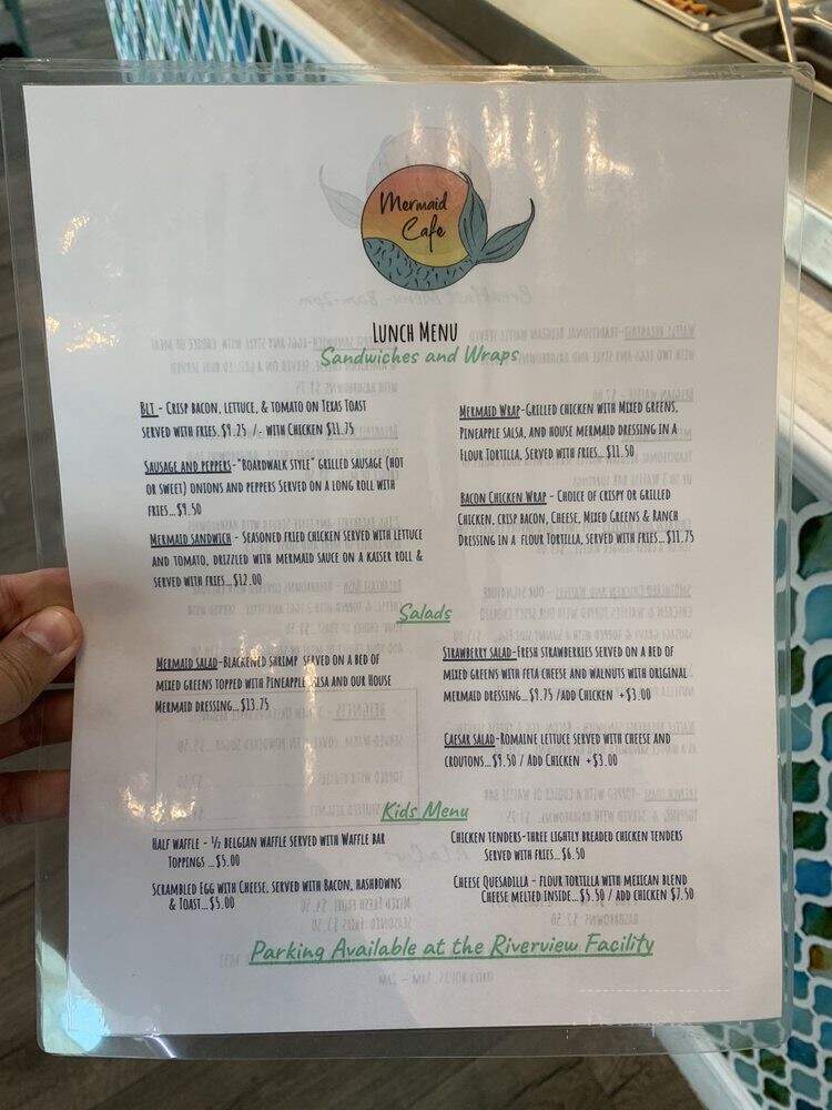 The Mermaid Cafe - New Smyrna Beach, FL menu_pic