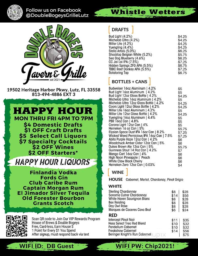 Double Bogeys Tavern & Grille - Lutz, FL